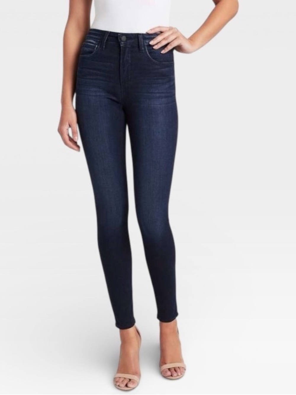 L’AGENCE Marguerite High Rise Skinny Jeans Size 25 Marino Blue Premium Denim